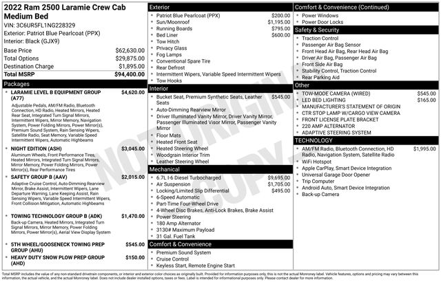 ram ram 2500 pickup 2022 3C6UR5FL1NG228329 image ram ram 2500 pickup 2022 3C6UR5FL1NG228329 image